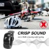 Bike Bell, Mountain Bike Bell for Adults, Loud Crisp Sound Bike Bell, Compatible with Most 23mm Bike Bandlebars, Black