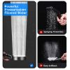 Shower Head, 5 Settings High Pressure Shower Head with Handheld, Water Saving, Anti-Leak and Adjustable