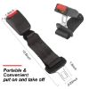 Seat Belt Extender, 4pcs Original Car Buckle Extender (7/8" Tongue Width) Accessories for Cars, Easy to Install, Buckle Up and Drive-In Comfort