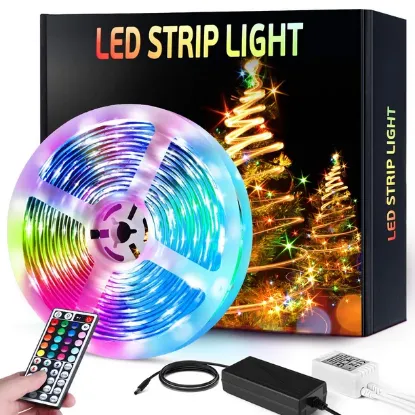 Led Strip Lights, 16.4ft Multi-Color RGB Led Lights with Remote - USB-Powered for Indoor & Outdoor