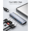 USB C Hub for MacBook Pro/MacBook Air M1, 7 in 2 Multiport Adapter USB Accessories with 4K HDMI, 3 USB 3.0, 100W Thunderbolt 3 Charging Port, SD/TF, USB C Adapters MacBook Pro/Air 2021-2016