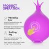 Clitoral Sucking Toy, 2 in 1 Clitoral Licking & Vibrating Vibrator, Rechargeable Clitoris Stimulator, Adult Sex Toys for Women Couples, Purple