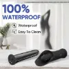 Bullet Vibrator, Thrusting Vibrator Wand, G Spot Vibrator for Women, Sex Toys for Women, Adult Toys with 10 Vibration Modes, Black